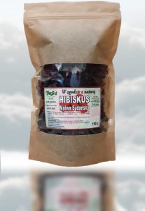 Hibiskus kwiat suszony