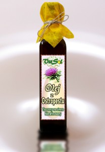 Olej z nasion ostropestu plamistego