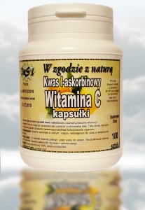 Kwas L-Askorbinowy Witamina C kapsułki